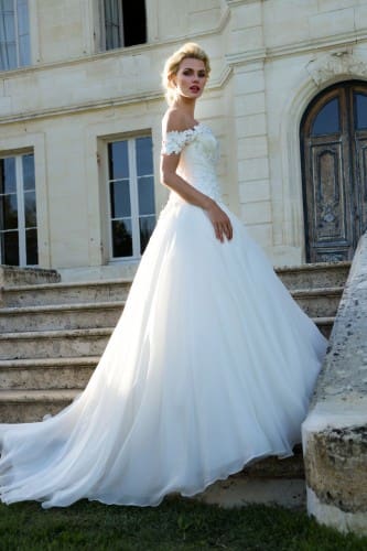 Lyn Ashworth by Sarah Barrett Heavenly Gown from the 2018 Daydreamer Collection