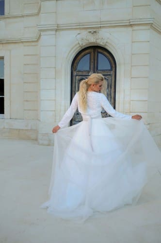 Lyn Ashworth by Sarah Barrett Moonlight Gown from the 2018 Daydreamer Collection