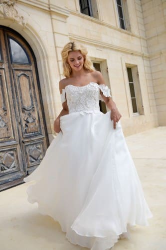 Lyn Ashworth by Sarah Barrett Nature's Promise Gown from the 2018 Daydreamer Collection