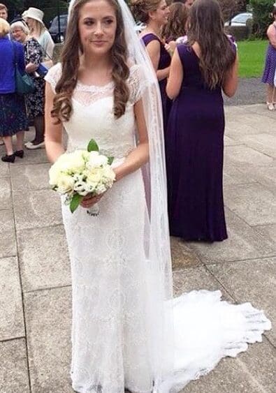 Thank you Emily for sharing your beautiful image. Another of our stunning BOA Brides wearing one of our bespoke gowns.
