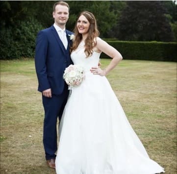 Thank you for the photograph Kelly – you looked incredible in your Lyn Ashworth gown from BOA Boutique.