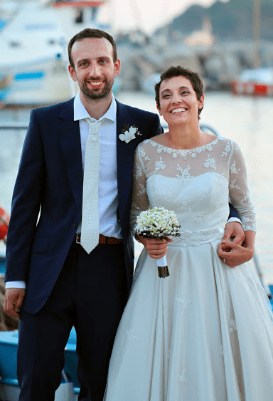 There is pure happiness in this photograph. Thank you so much to Maria Cerase for sending us this joyful image. Maria married last summer in a gorgous ivory gown from LouLou that she purchased at BOA Boutique. She recently shared the image with us and also shared how many compliments she got on her special day about her dress. We think you look beautiful Maria.